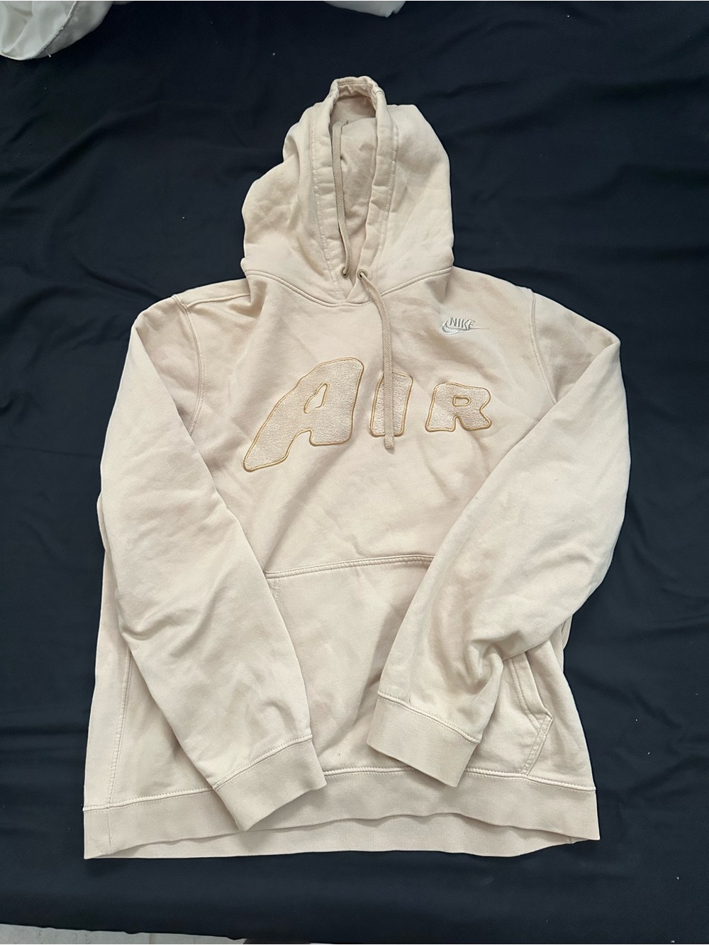 Nike AIR Pullover Hoodie in Pale Cream *stain on sleeve*